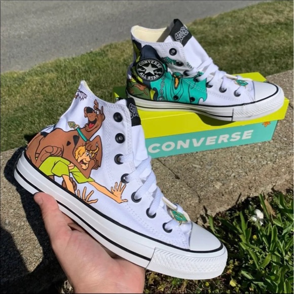 Converse x Scooby Doo CTAS Hi Top Sneakers RARE - Picture 11 of 12